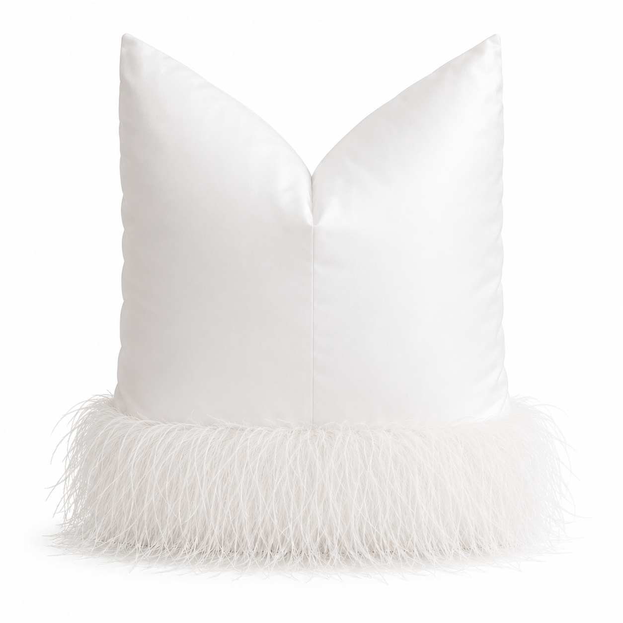The Étoile Blanc Feather Cushion Cover
