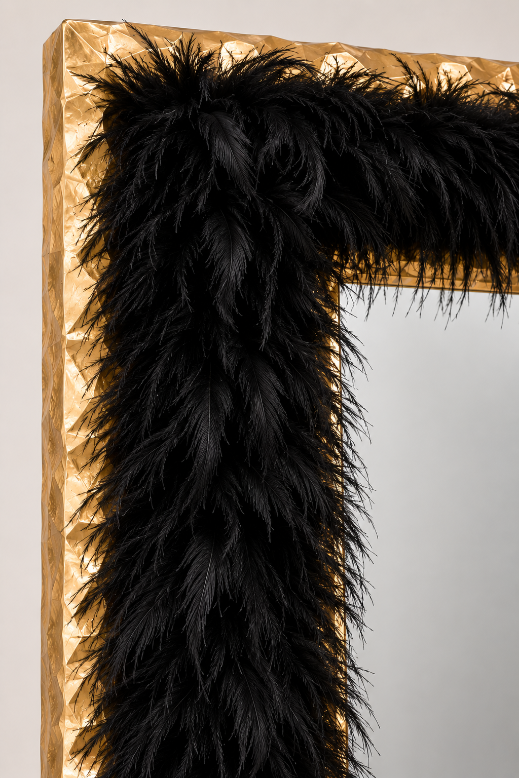 Noir Plume Mirror