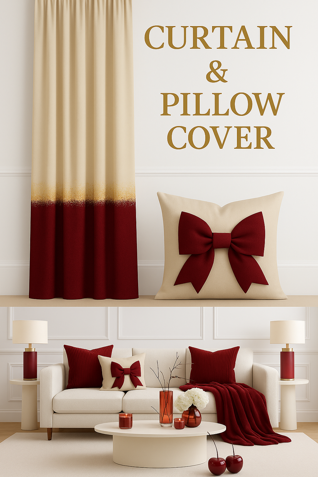 The Scarlett Bow Pillow
