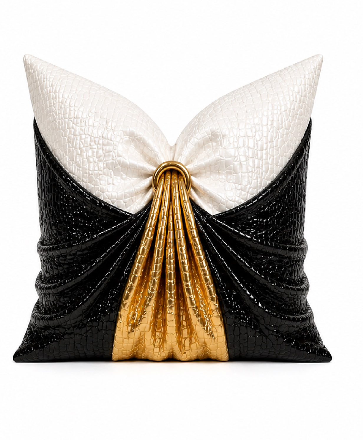 The Obsidian Drape Pillow Cover