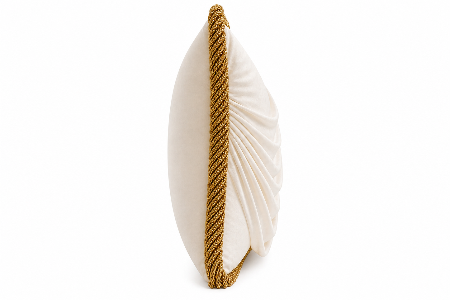 The Versailles Draped Silk Luxe Pillow Cover