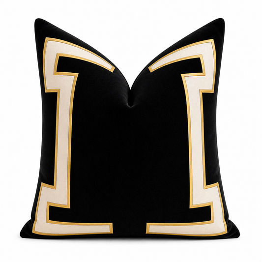 The Noir Regent Pillow Cover
