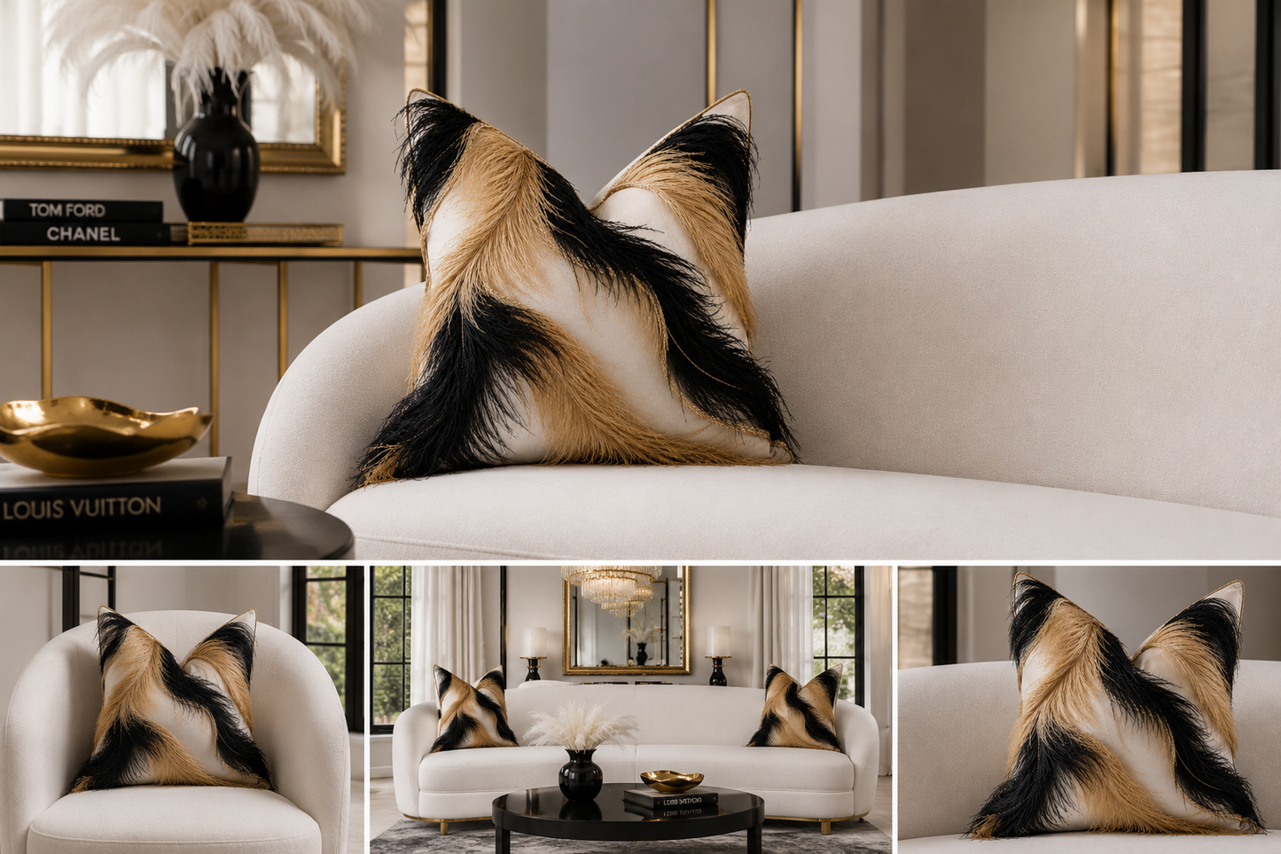 Ni Noir Signature Cushion Cover