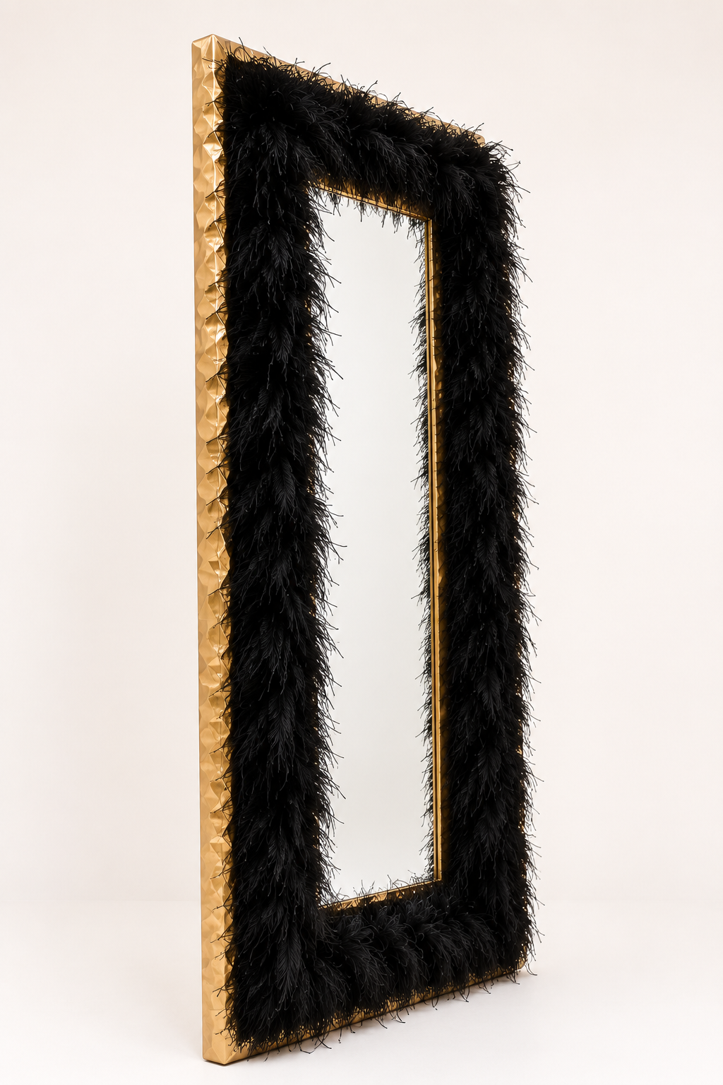 Noir Plume Mirror