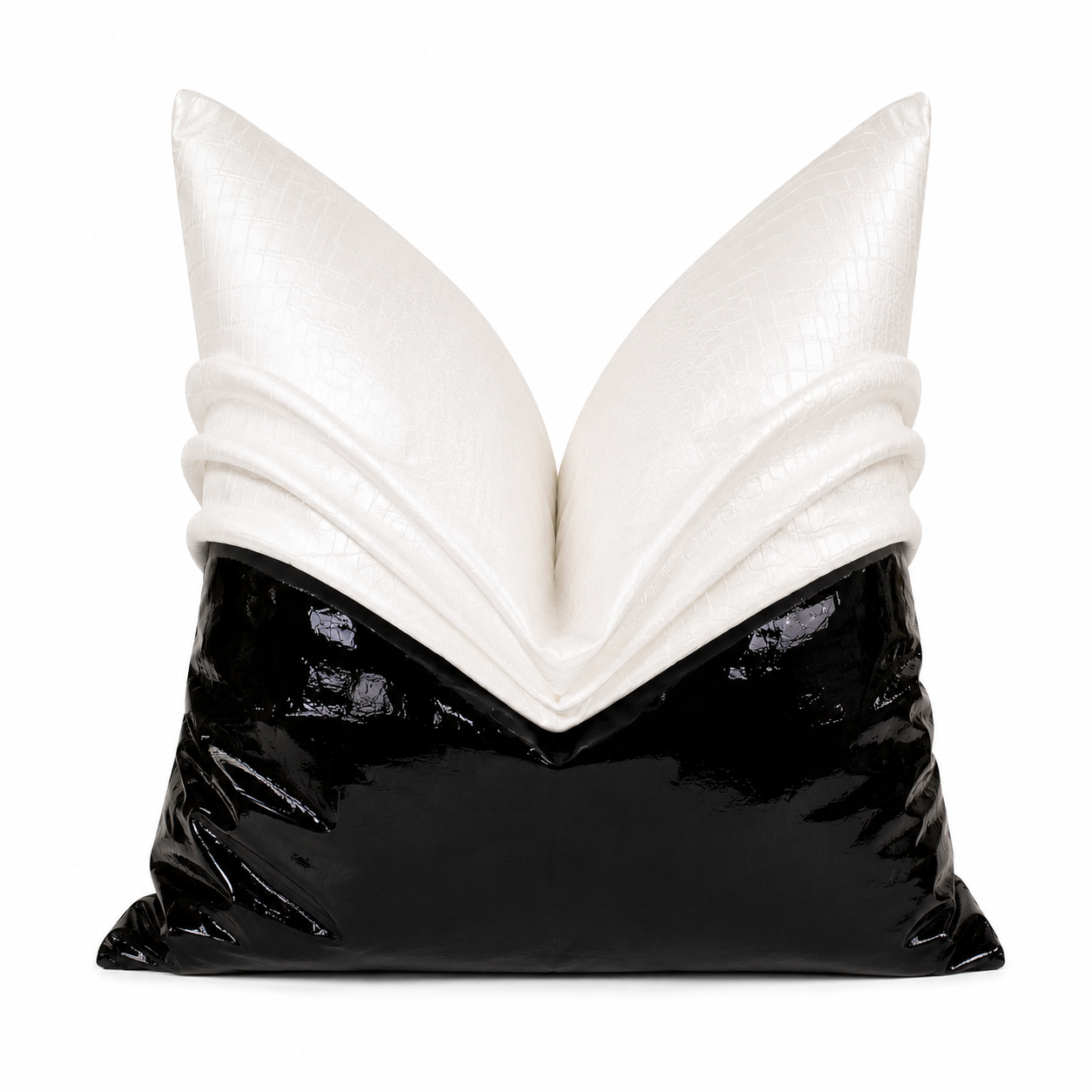 Onyx Crest Cushion Cover