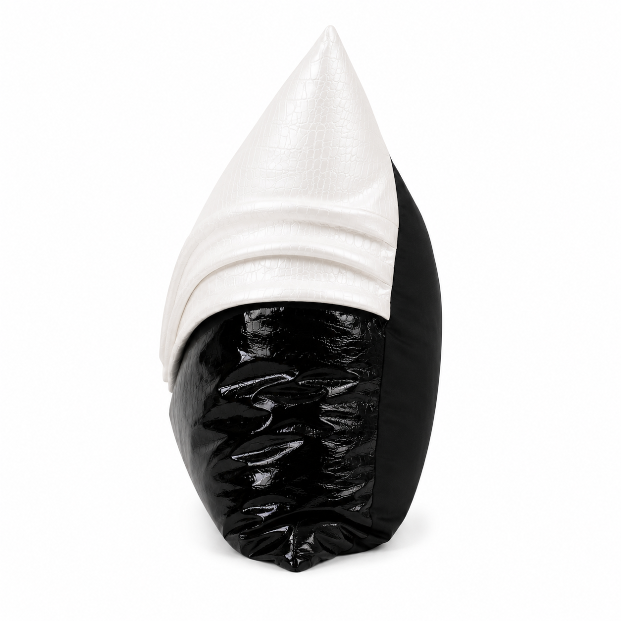 Onyx Crest Cushion Cover