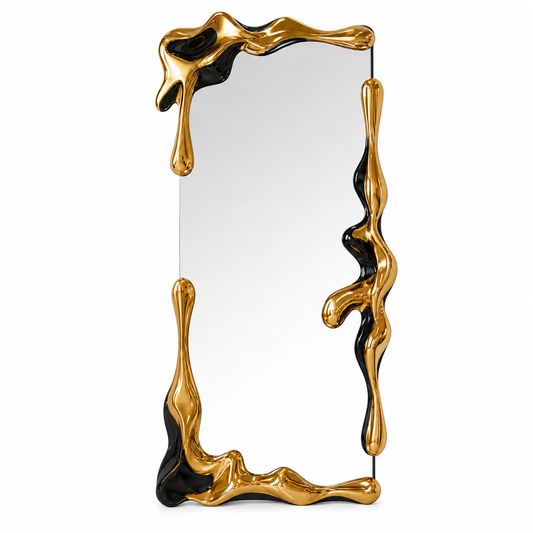 The Liquid Gold Statement Mirror