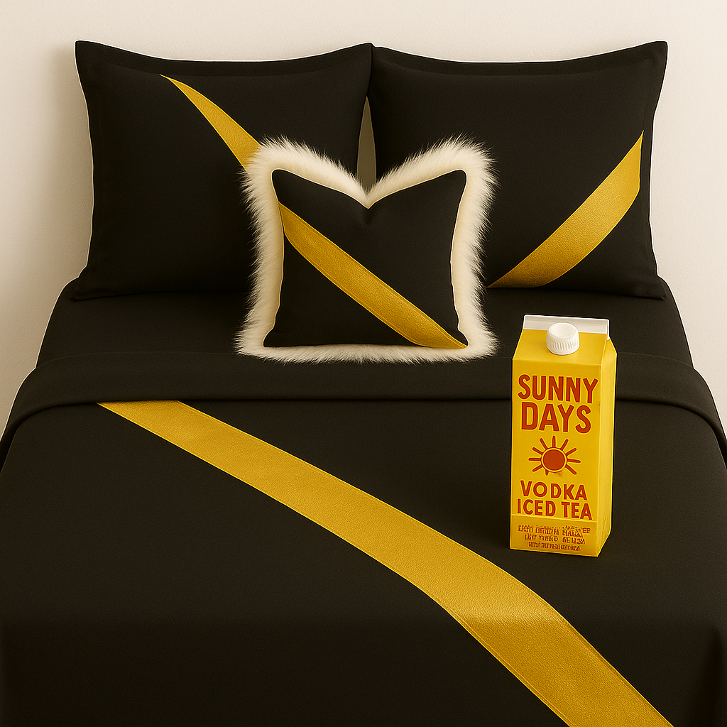 Room & Lux Signature Gold Stripe Sheet Set