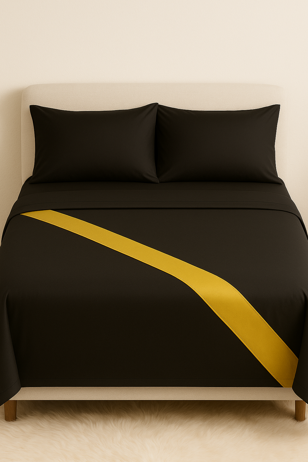 Room & Lux Signature Gold Stripe Sheet Set