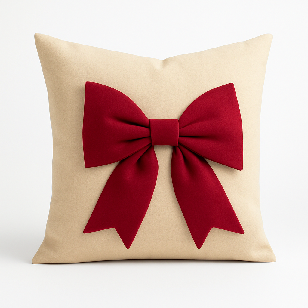 The Scarlett Bow Pillow