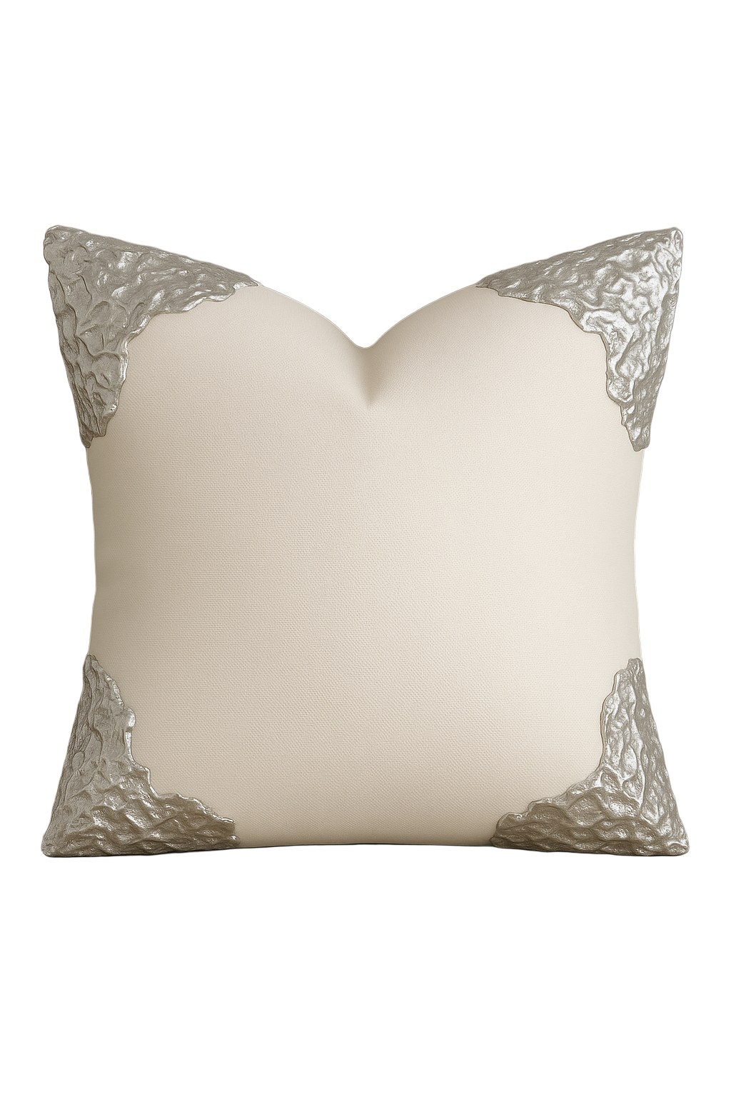 Luxe Metallic Corner Accent Pillow